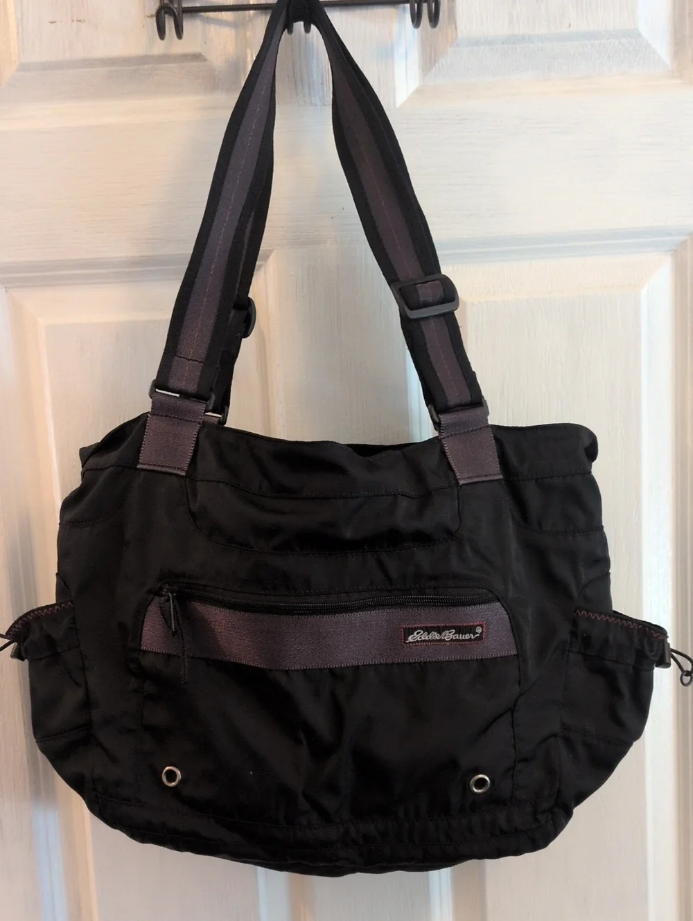 Eddie Bauer Black Nylon Everyday Tote Unisex